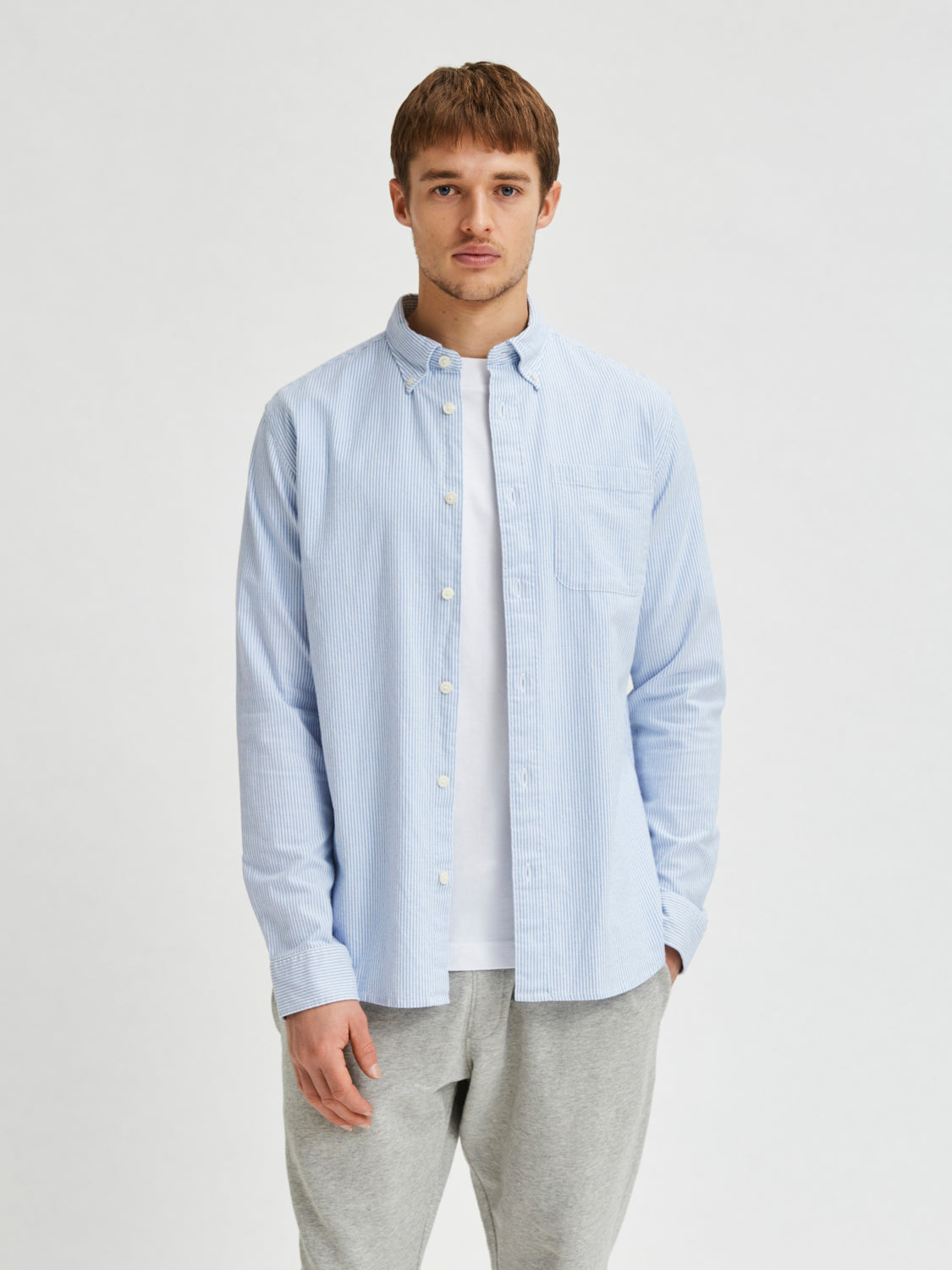 SLHREGRICK-OX Shirts - skyway